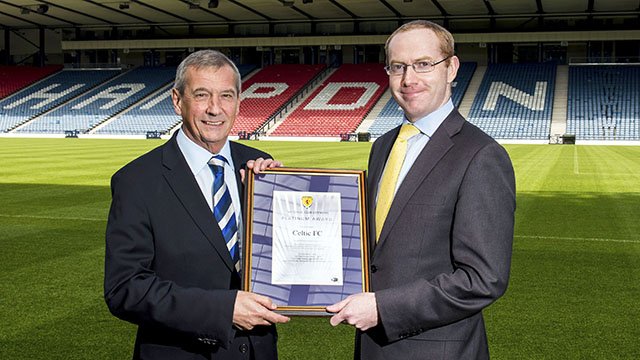 Image: Scottish FA grant first ever Platinum Award to Celtic [Migrated]