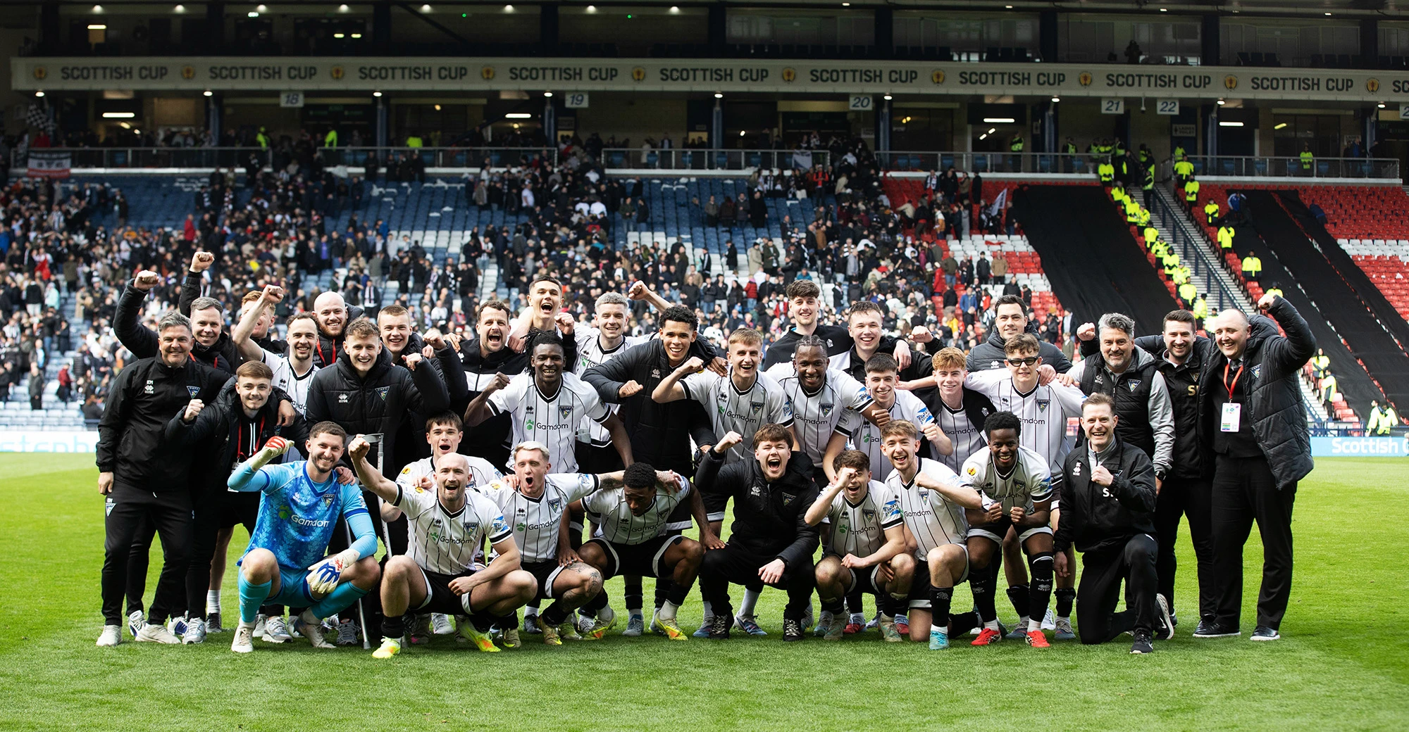 Image: Dunfermline Athletic into Scottish Gas Scottish Cup Final after dramatic penalty shoot-out wi