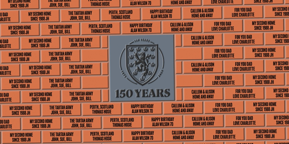 Image: Personalised stadium bricks at Hampden Park [Migrated]