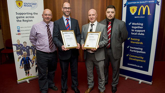 Image: Work of local clubs recognised at Quality Mark Awards [Migrated]