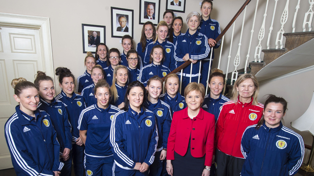 Image: First Minister becomes Women’s National Team Patron [Migrated]