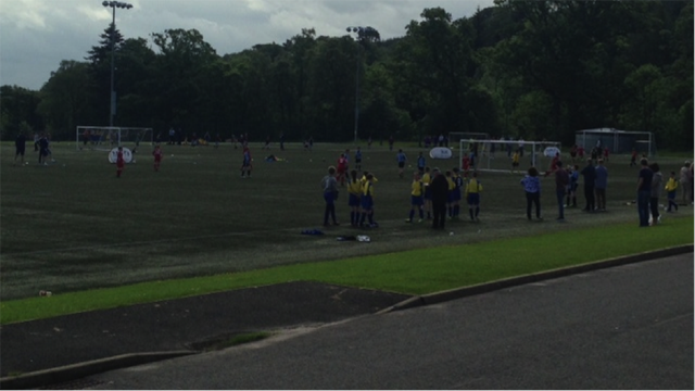 Image: Final school tournament of term at Lennoxtown [Migrated]