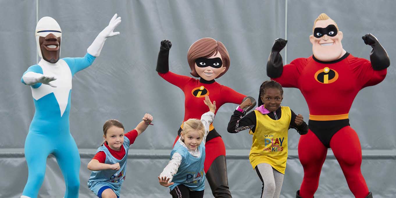 Image: UEFA and Disney begin Incredible initiative in Scotland to inspire girls to play football thr