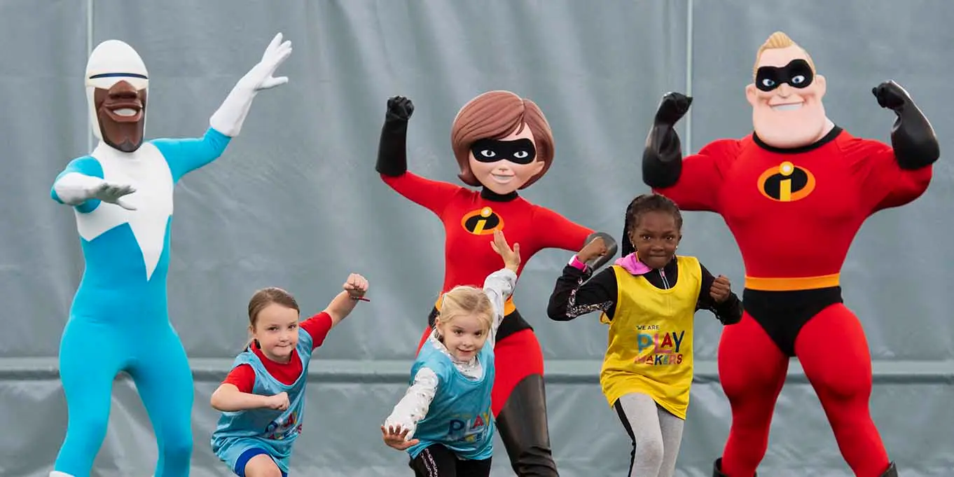 Image: UEFA and Disney begin Incredible initiative in Scotland to inspire girls to play football thr