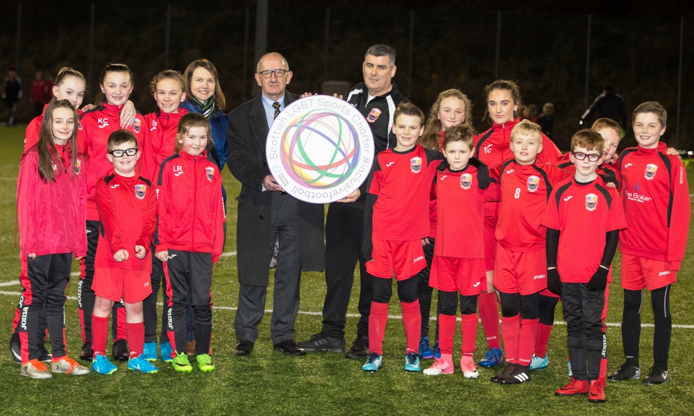 Image: Drumchapel United commit to LGBT Sports Charter [Migrated]