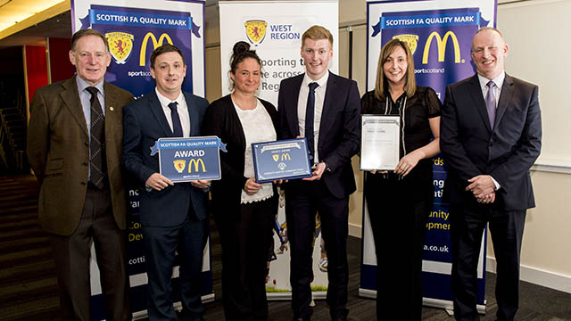 Image: Quality Mark clubs celebrated at Firhill [Migrated]