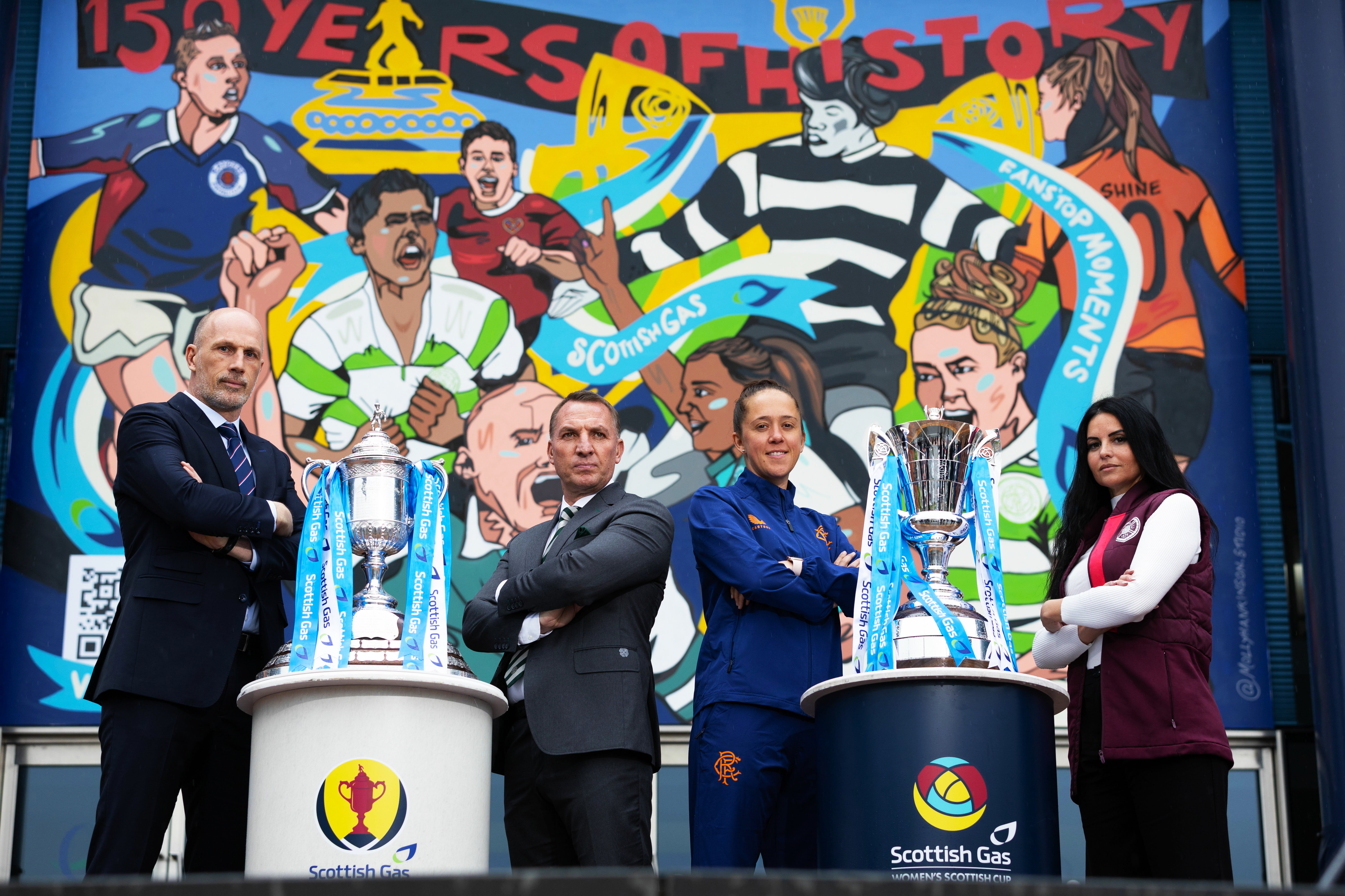Image: Match Preview: Celtic and Rangers meet in 150th Anniversary Scottish Gas Scottish Cup Final t