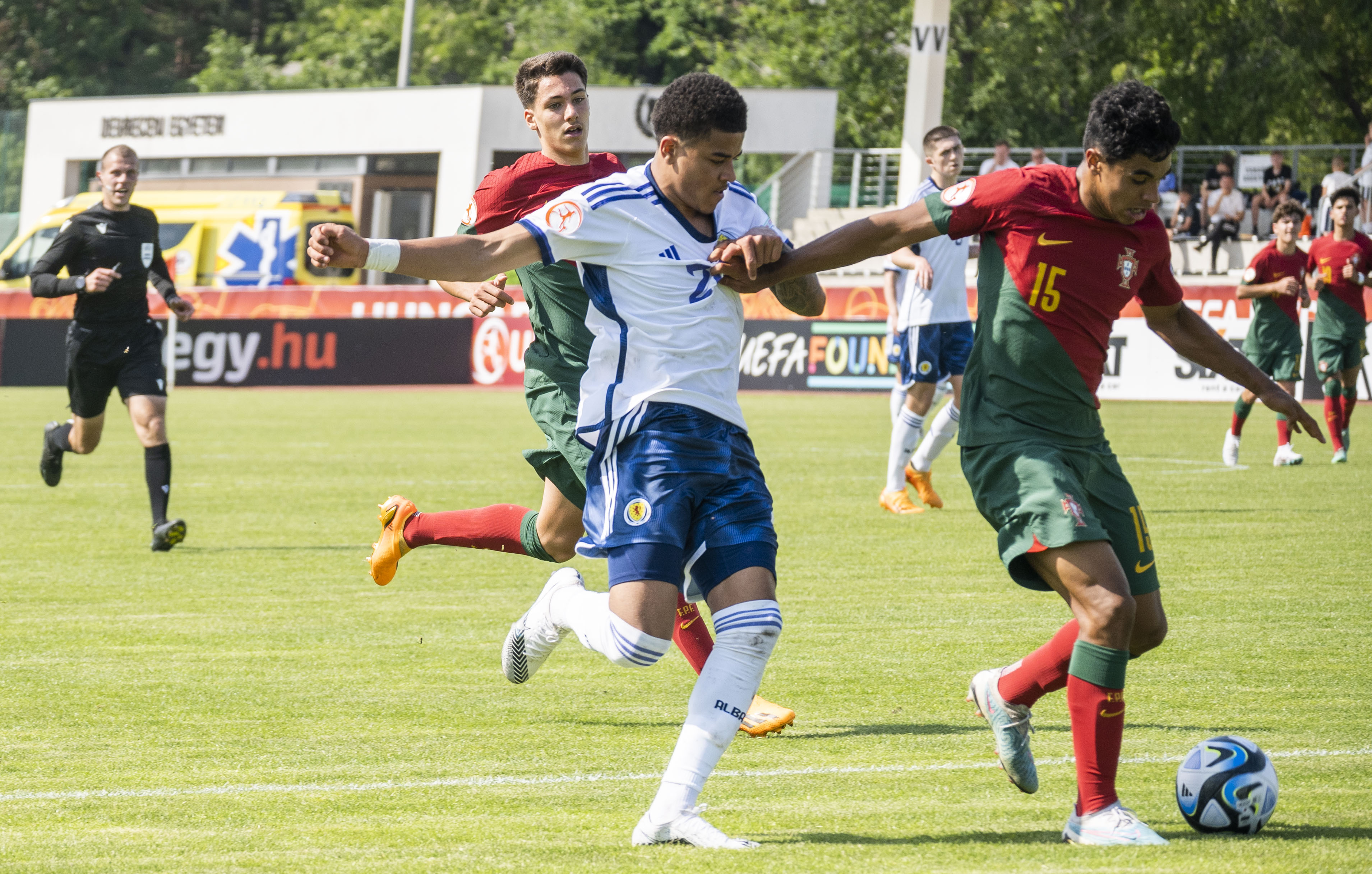Image: Scotland Under-17s in narrow loss to Portugal in second EURO 2023 match [Migrated]