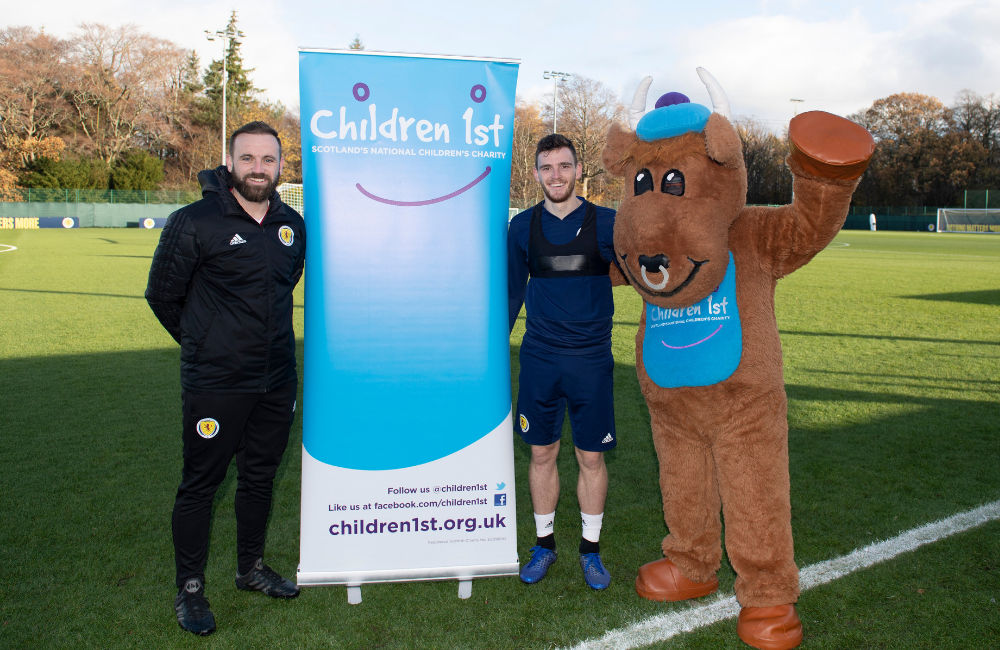 Image: Scottish FA marks Giving Tuesday with brace of donations [Migrated]