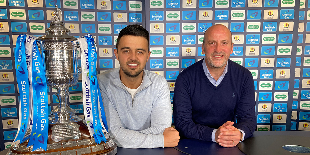 Image: Paul Sheerin conducts Scottish Gas Men's Scottish Cup Second Round Draw [Migrated]