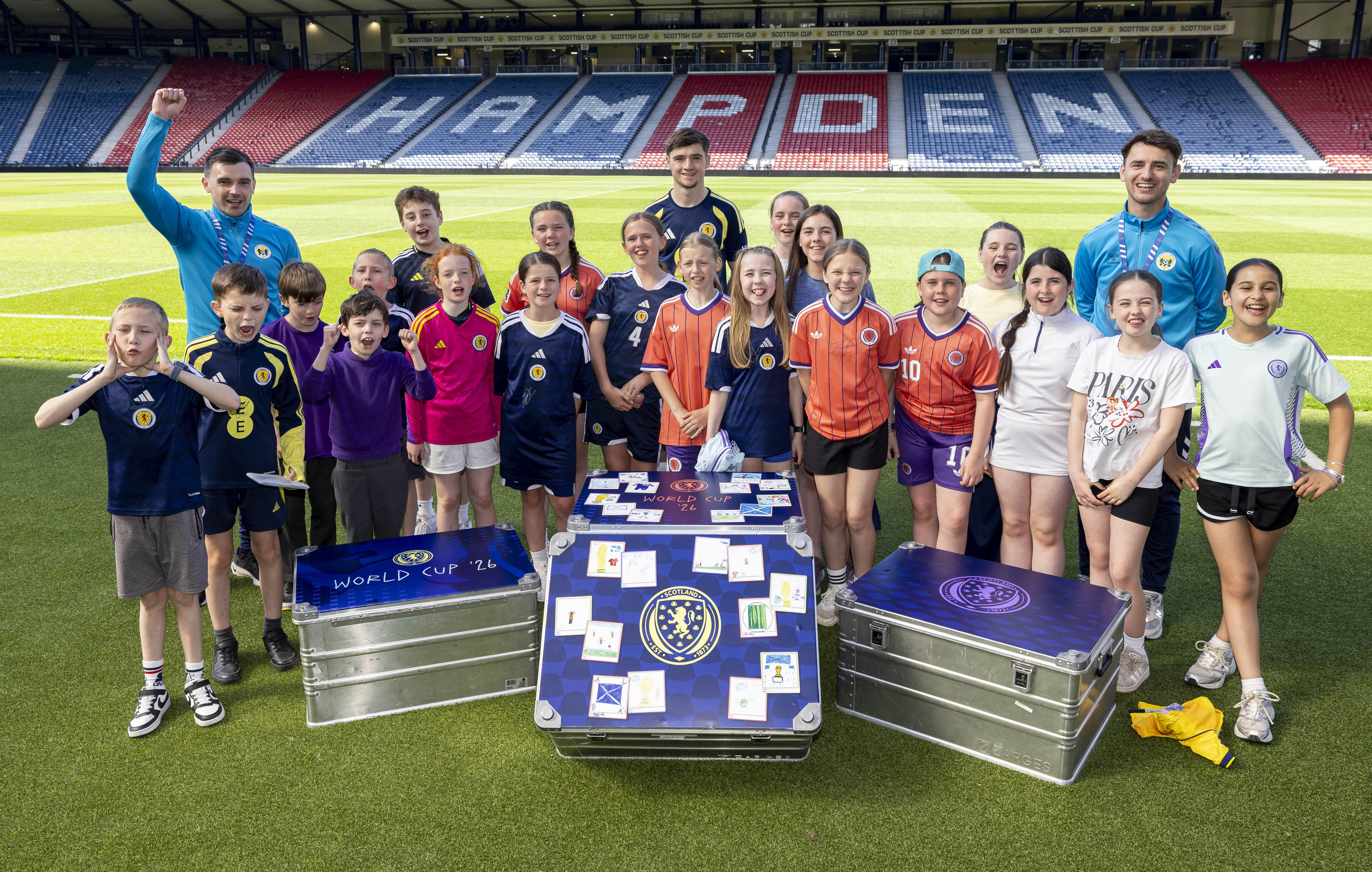 Killie Community Trust visit Hampden ahead of the World Cup