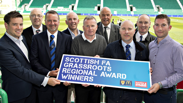 Image: Football volunteers recognised by Grassroots Awards [Migrated]