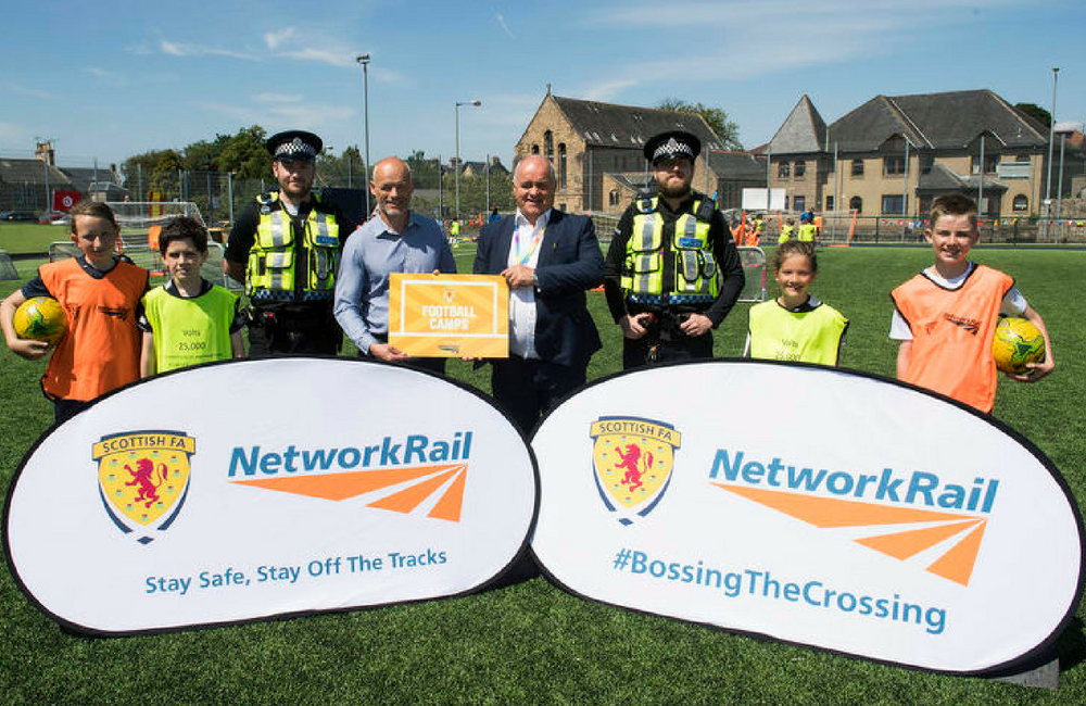 Image: Safety is the goal for Network Rail and Scottish FA football camps [Migrated]