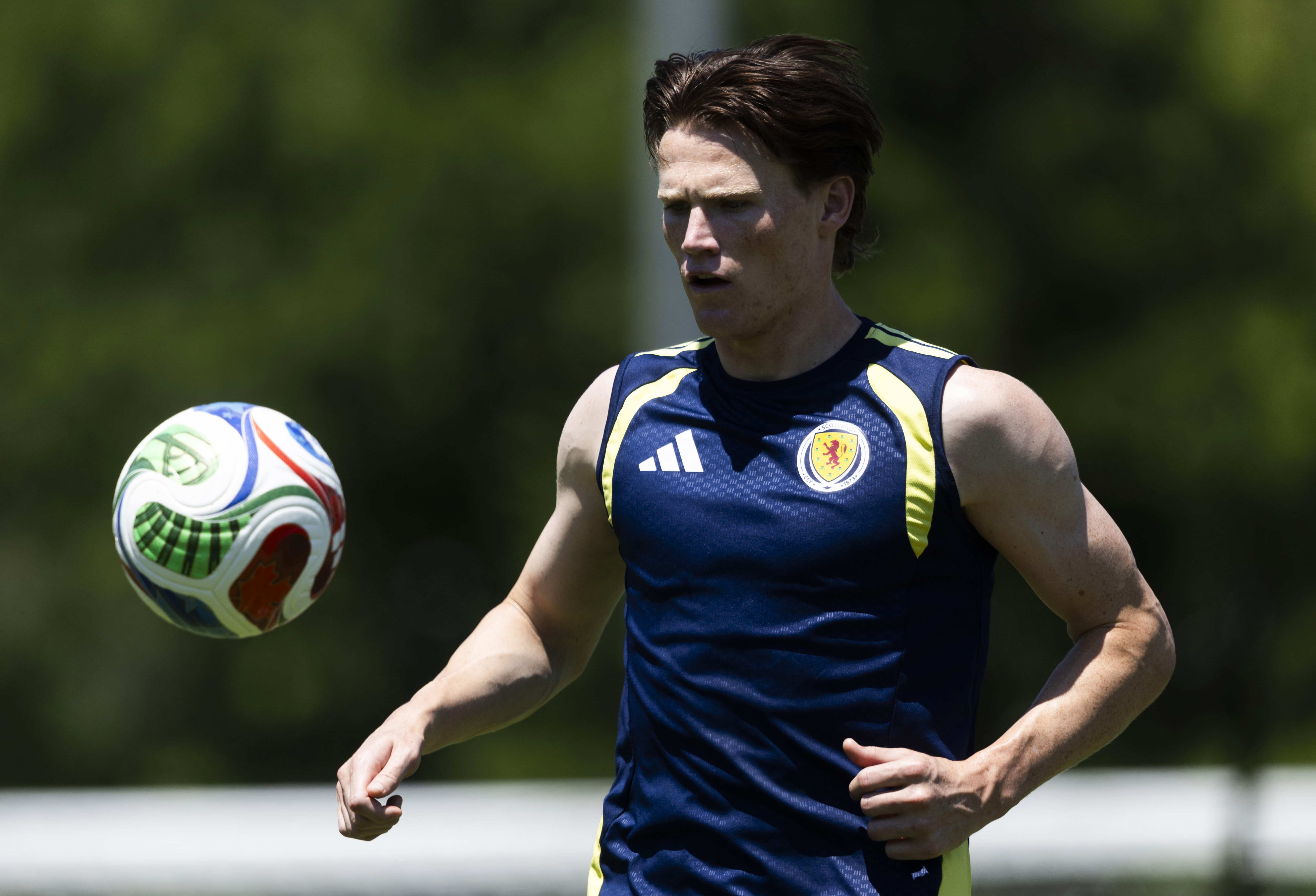 Scotland's Scott McTominay in training