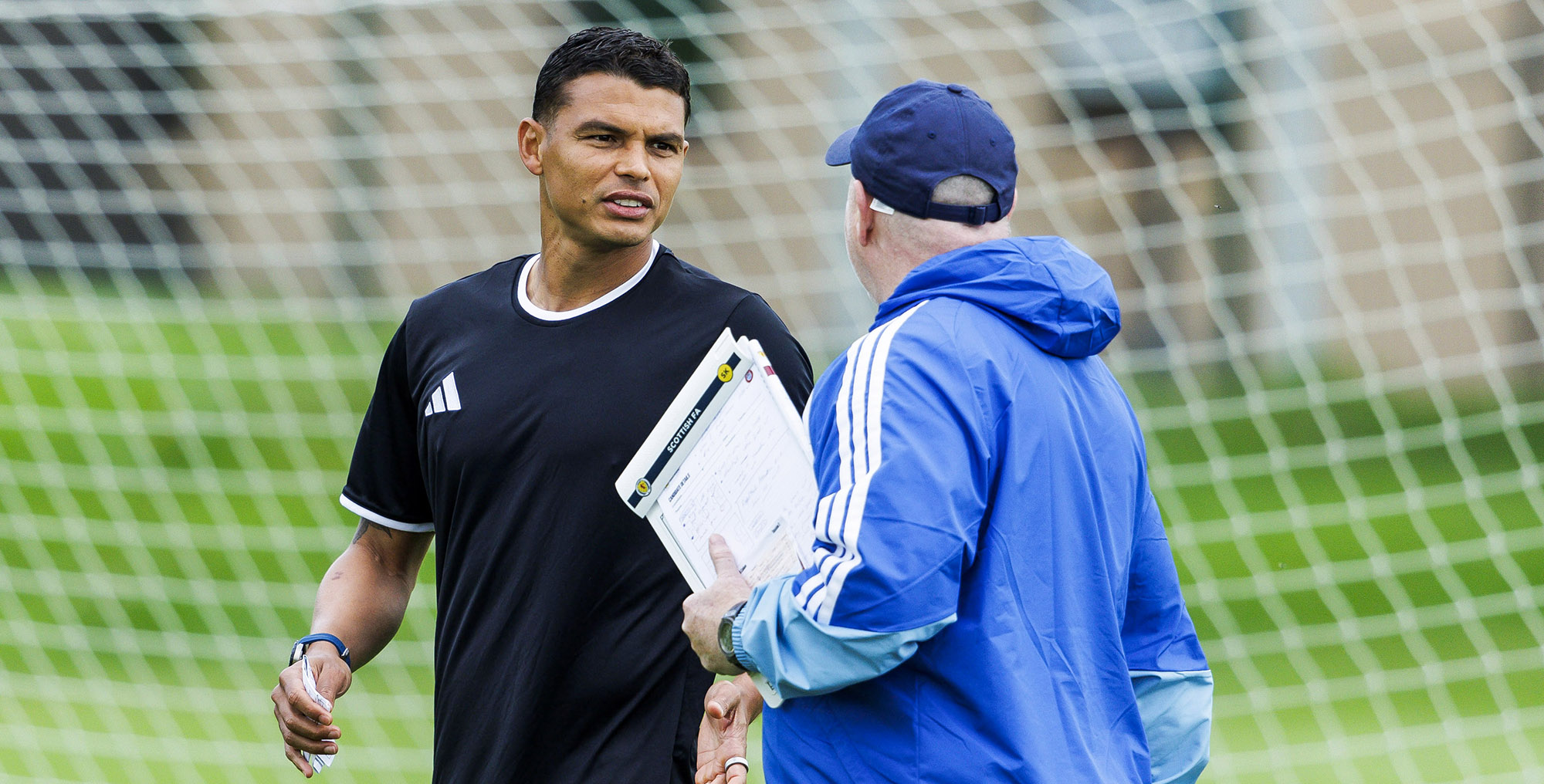 Image: Brazil legend Thiago Silva takes next steps in coaching with Scottish FA Coach Education Depa