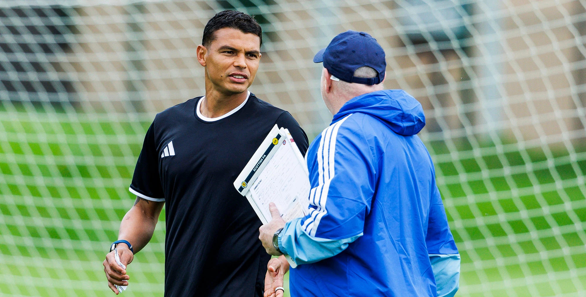 Image: Brazil legend Thiago Silva takes next steps in coaching with Scottish FA Coach Education Depa