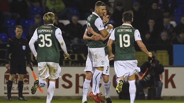 Image: Stokes double books semi-final spot for Hibs [Migrated]