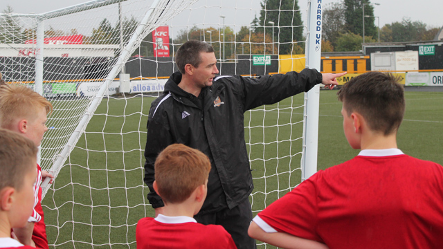 Image: Alva School of Football visit Alloa Athletic [Migrated]