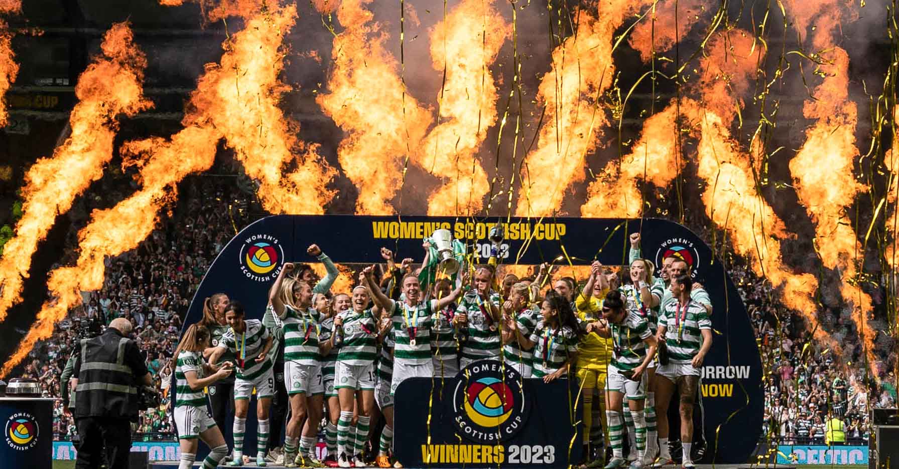 Image: Celtic lift Women's Scottish Cup in historic Hampden Final [Migrated]