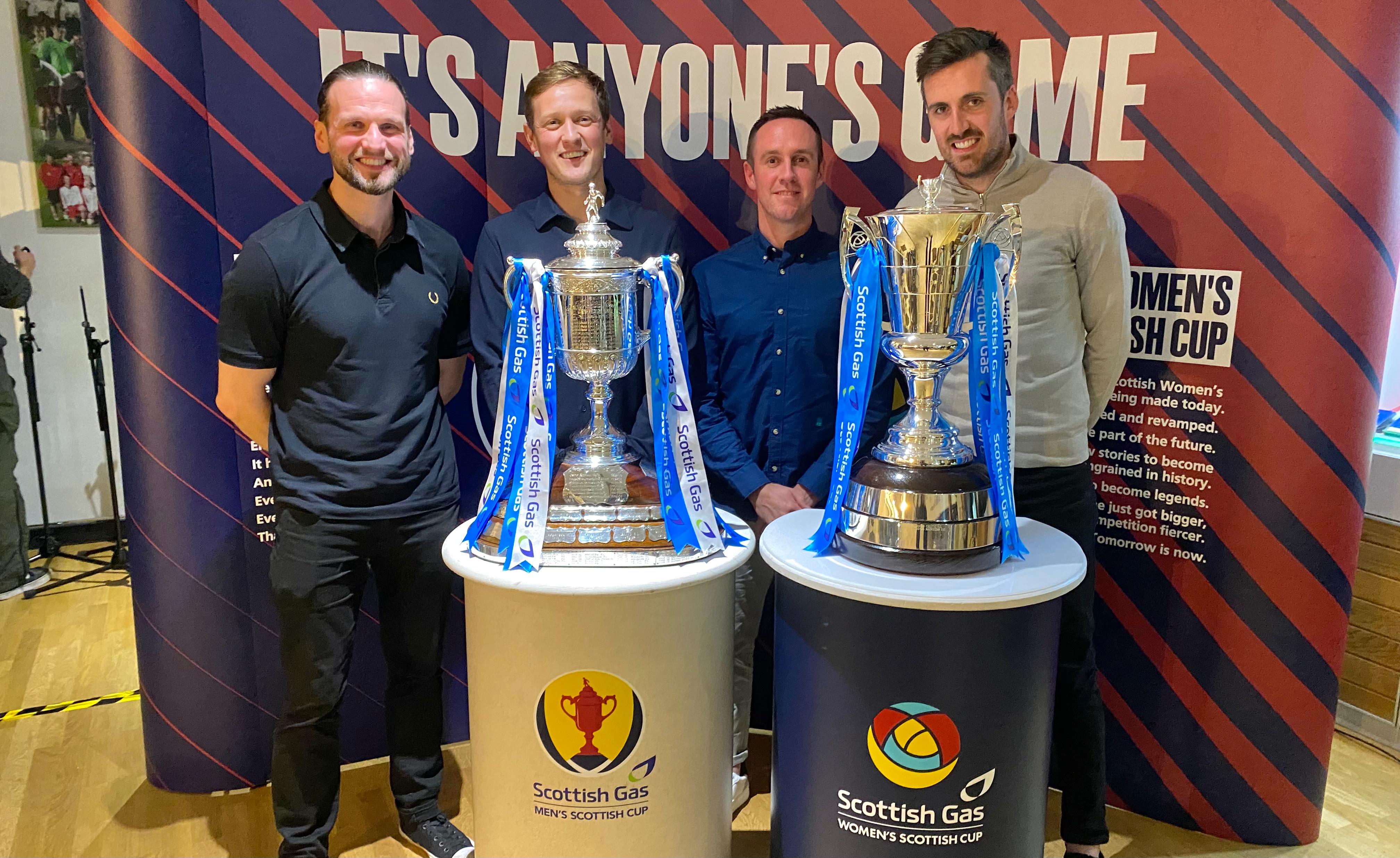 Image: Scottish Cup visits Ainslie Park on first stop of 2024/2025 'Evening with the Scottish Cup' t