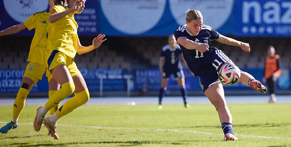 Image: Maria McAneny nets on debut as Scotland grab last-gasp draw against Ukraine in friendly [Migr