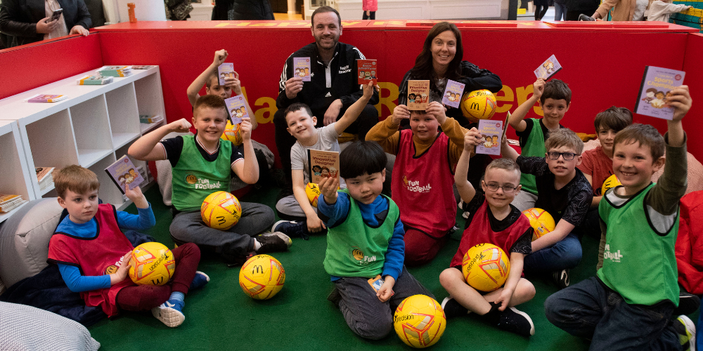 Image: Scotland heroes support McDonald’s Happy Readers programme [Migrated]