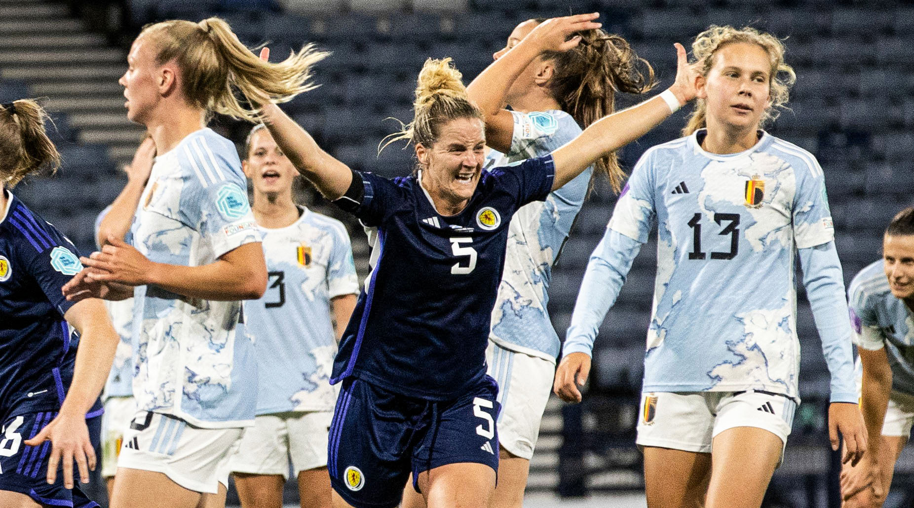 Image: Sophie Howard gets last minute leveller for Scotland against Belgium [Migrated]