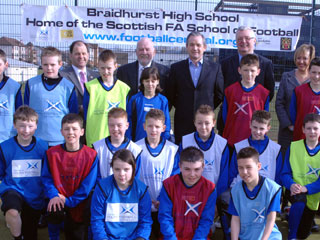 Image: George Burley Visits School Of Football [Migrated]