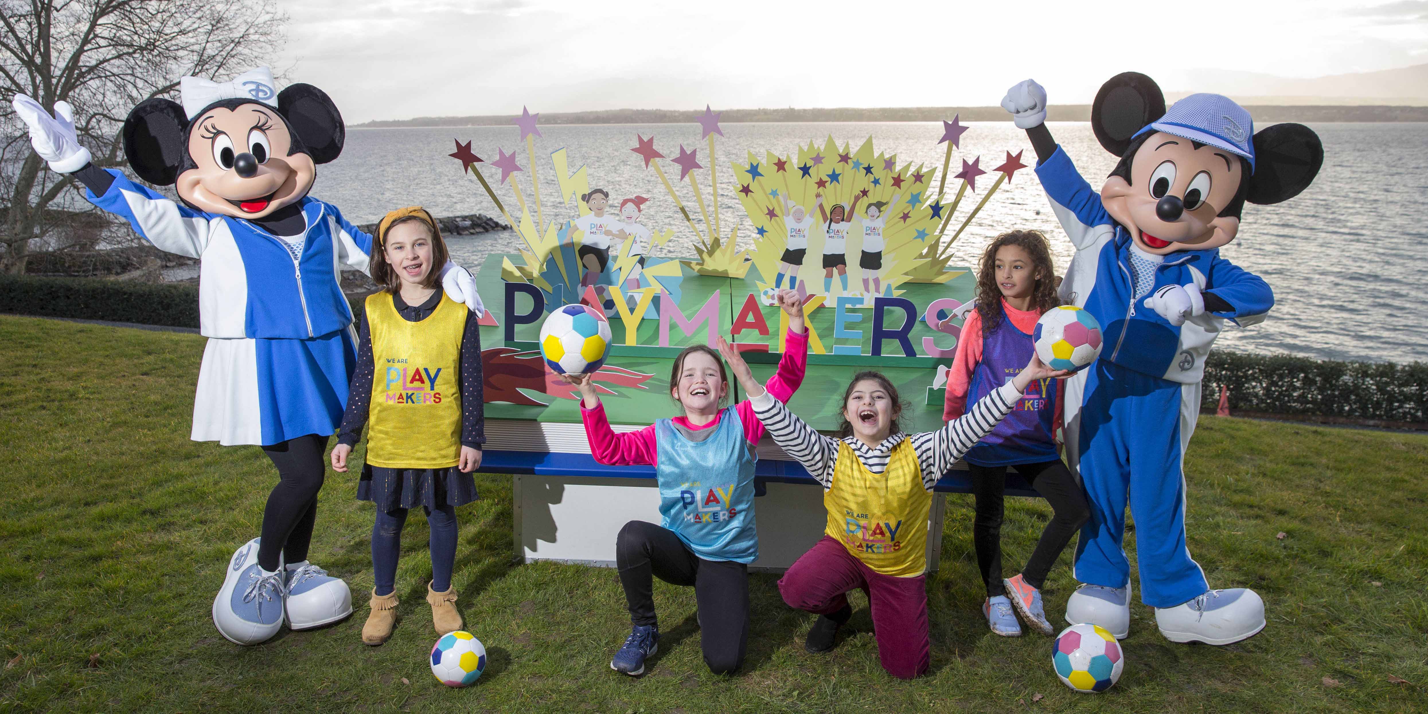 Image: UEFA and Disney launch Incredible initiative to help more girls in Scotland play football thr