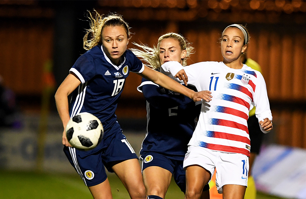Image: Scotland edged out by world champions USA [Migrated]