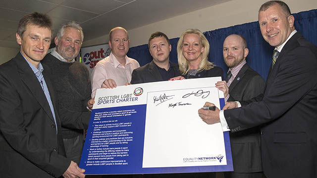 Image: LGBT Sports Charter launched at Hampden [Migrated]
