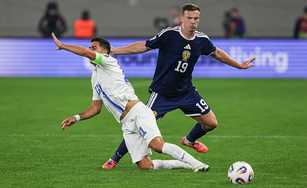 Image: Scotland one win away from World Cup despite defeat in five-goal thriller in Greece. [Migrate