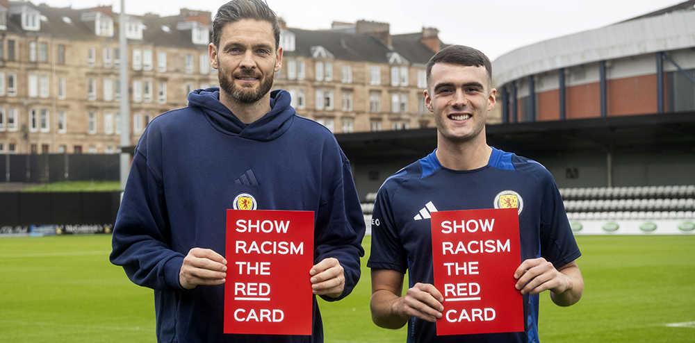 Image: Scotland squad back Show Racism the Red Card Month of Action [Migrated]