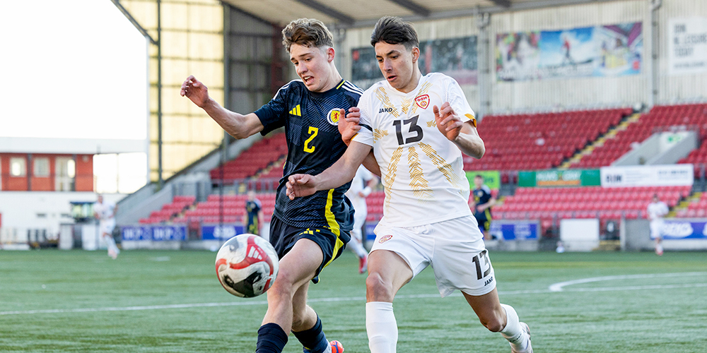 Image: Scotland Men's Under-17s held to entertaining draw with North Macedonia after late equaliser 