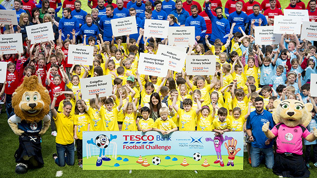 Image: Scotland duo back Tesco Bank Football Challenge [Migrated]