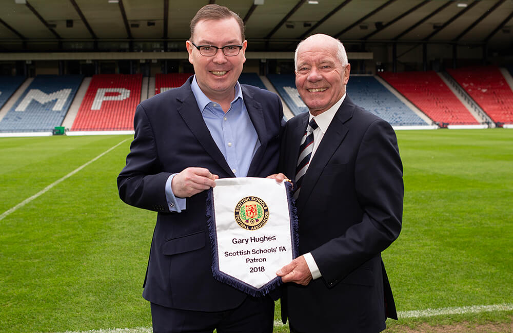 Image: Gary Hughes named as Patron as Scottish Schools’ FA prepare for Senior Shield Final [Migrated