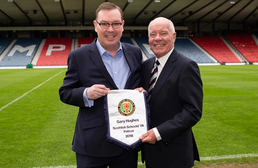 Image: Gary Hughes named as Patron as Scottish Schools’ FA prepare for Senior Shield Final [Migrated