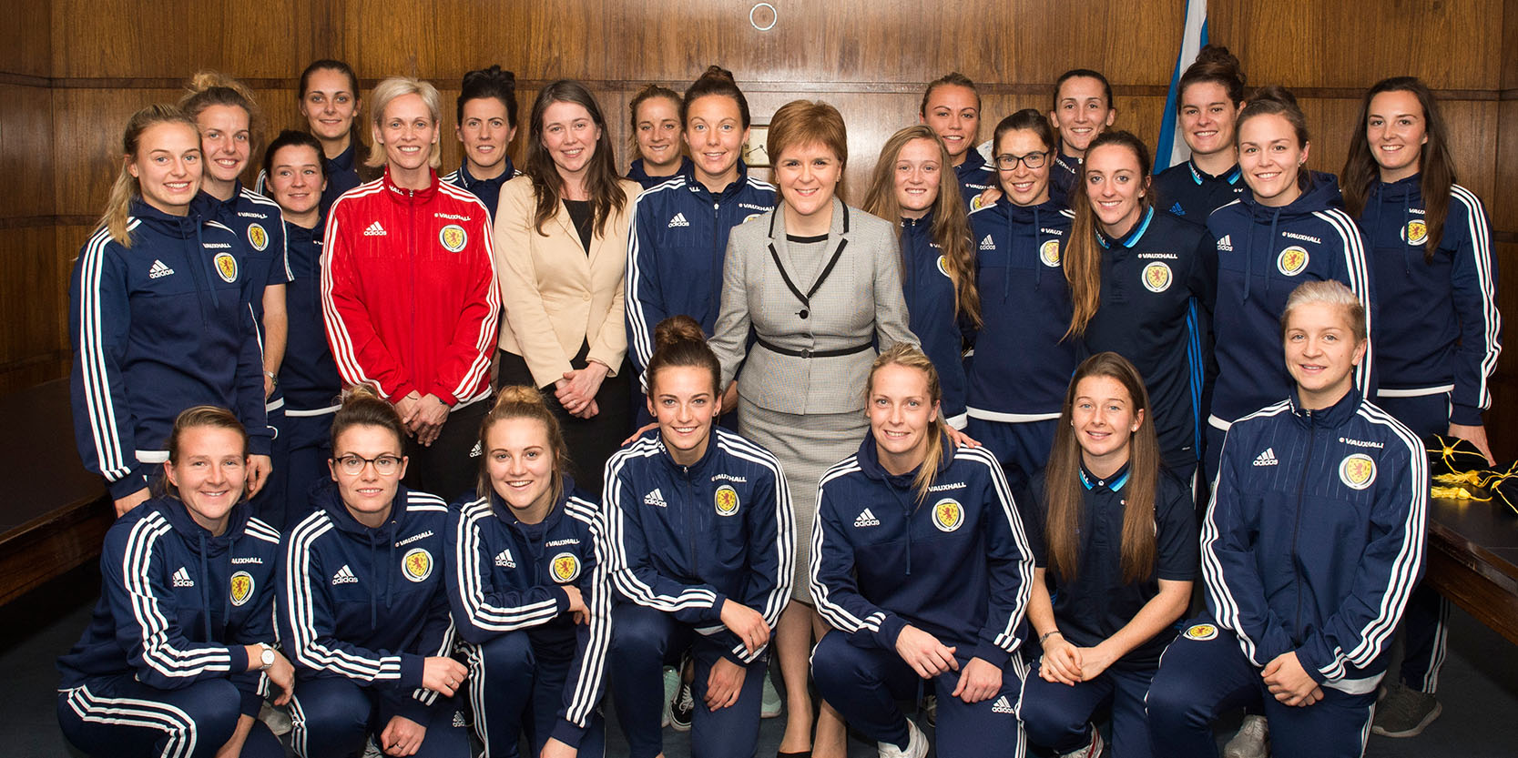 Image: SWNT visit Nicola Sturgeon ahead of Albania clash [Migrated]