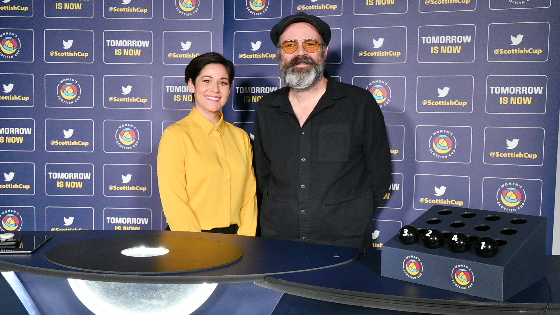 Image: Greg Hemphill makes draw for Women's Scottish Cup Semi-finals [Migrated]