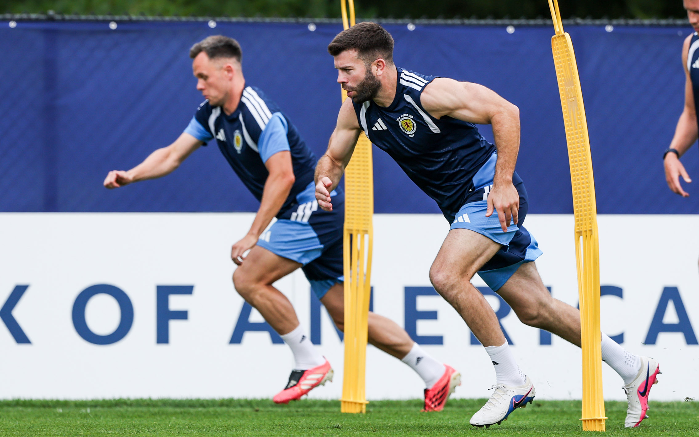 FOXBOROUGH, UNITED STATES - JUNE 18: Grant Hanley during a Scotland MD-1 training session at the Revolution Training Centre, on June 18, 2026, in Foxborough, United States. (Photo by Craig Williamson / SNS Group)