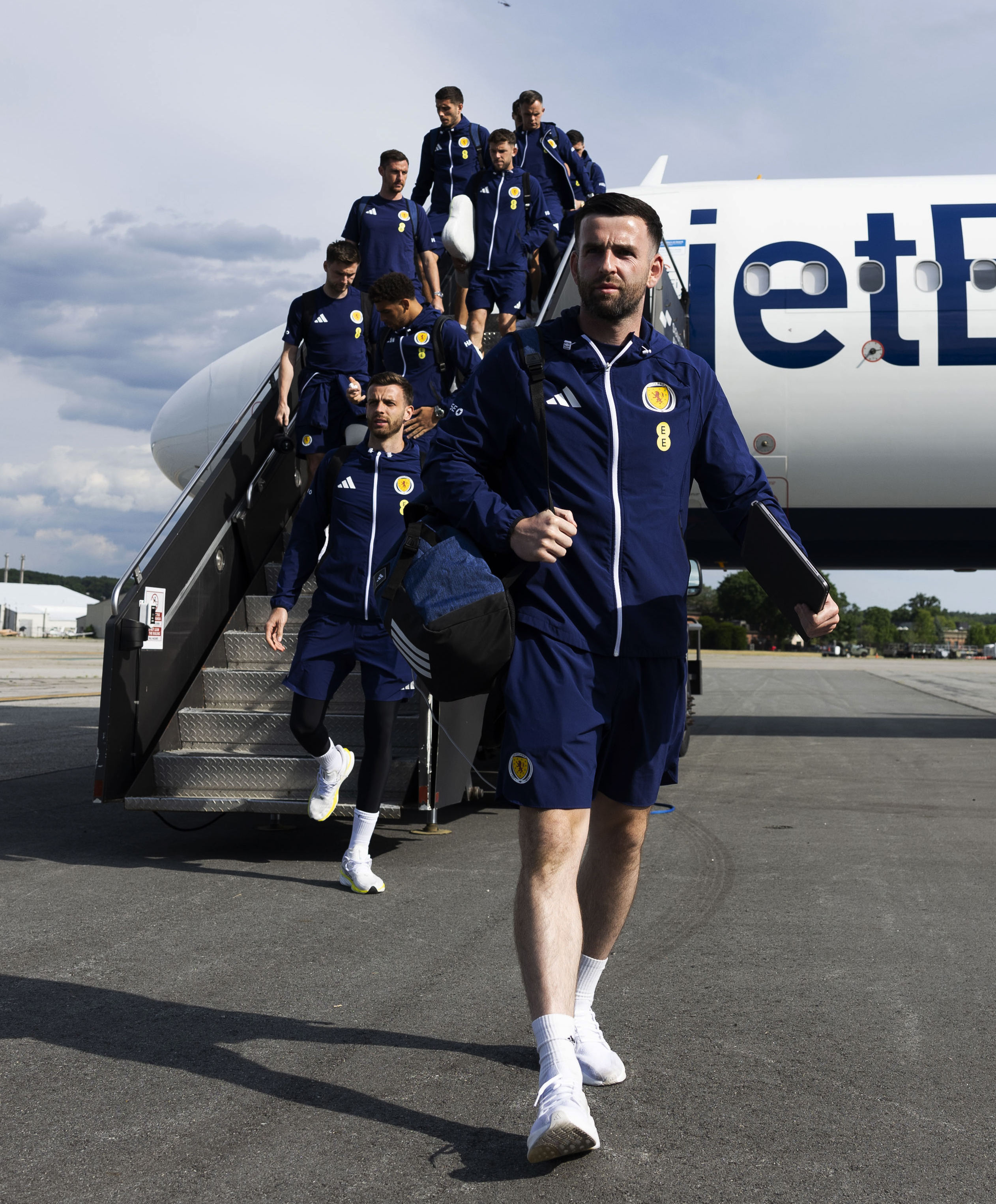 BOSTON, UNITED STATES - JUNE 17: Liam Kelly is pictured as the Scotland squad arrive in Boston ahead of their FIFA World Cup match against Morocco, on June 17, 2026, in Boston, United States. (Photo by Craig Foy / SNS Group)