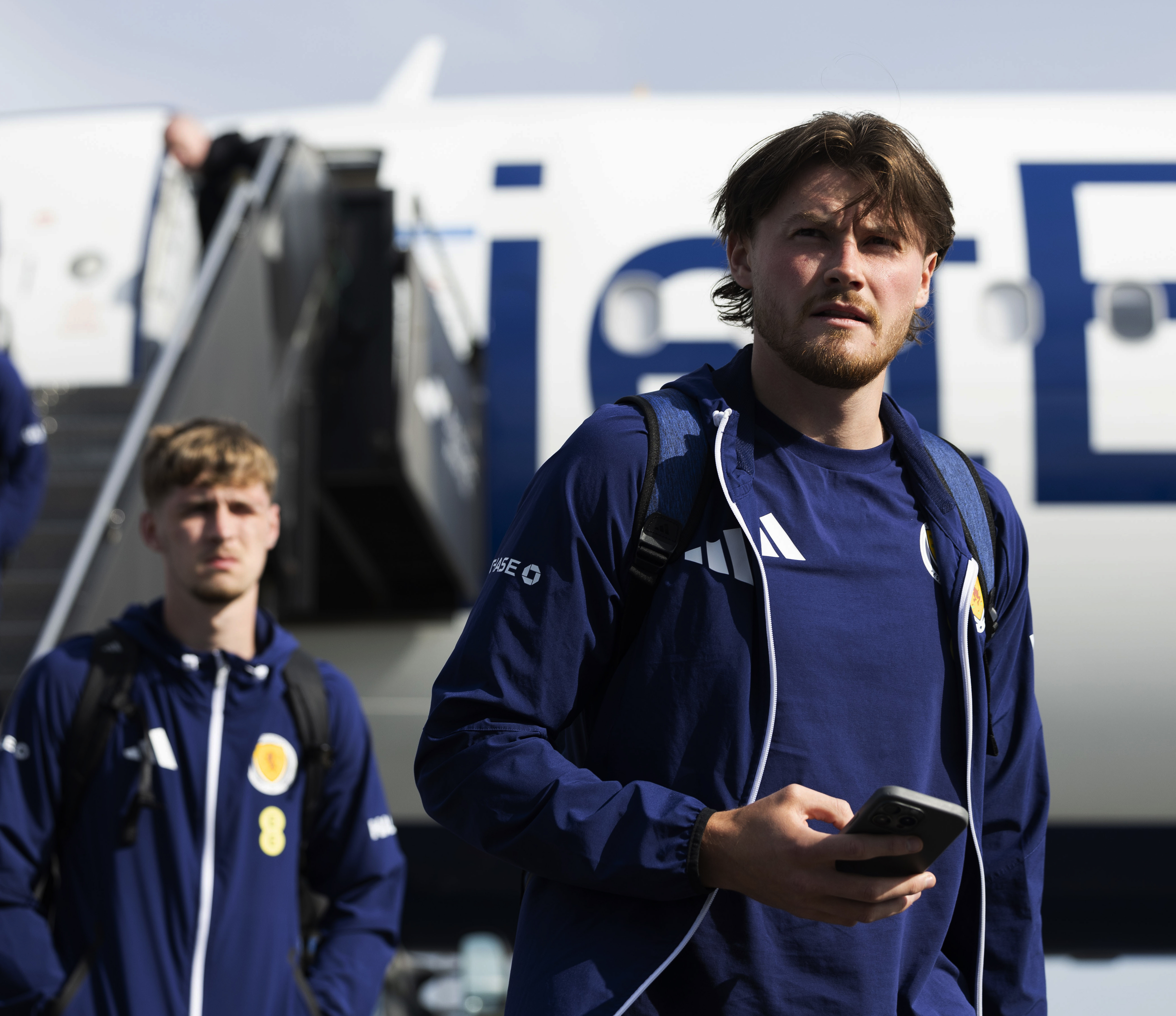 BOSTON, UNITED STATES - JUNE 17: Nathan Patterson is pictured as the Scotland squad arrive in Boston ahead of their FIFA World Cup match against Morocco, on June 17, 2026, in Boston, United States. (Photo by Craig Foy / SNS Group)