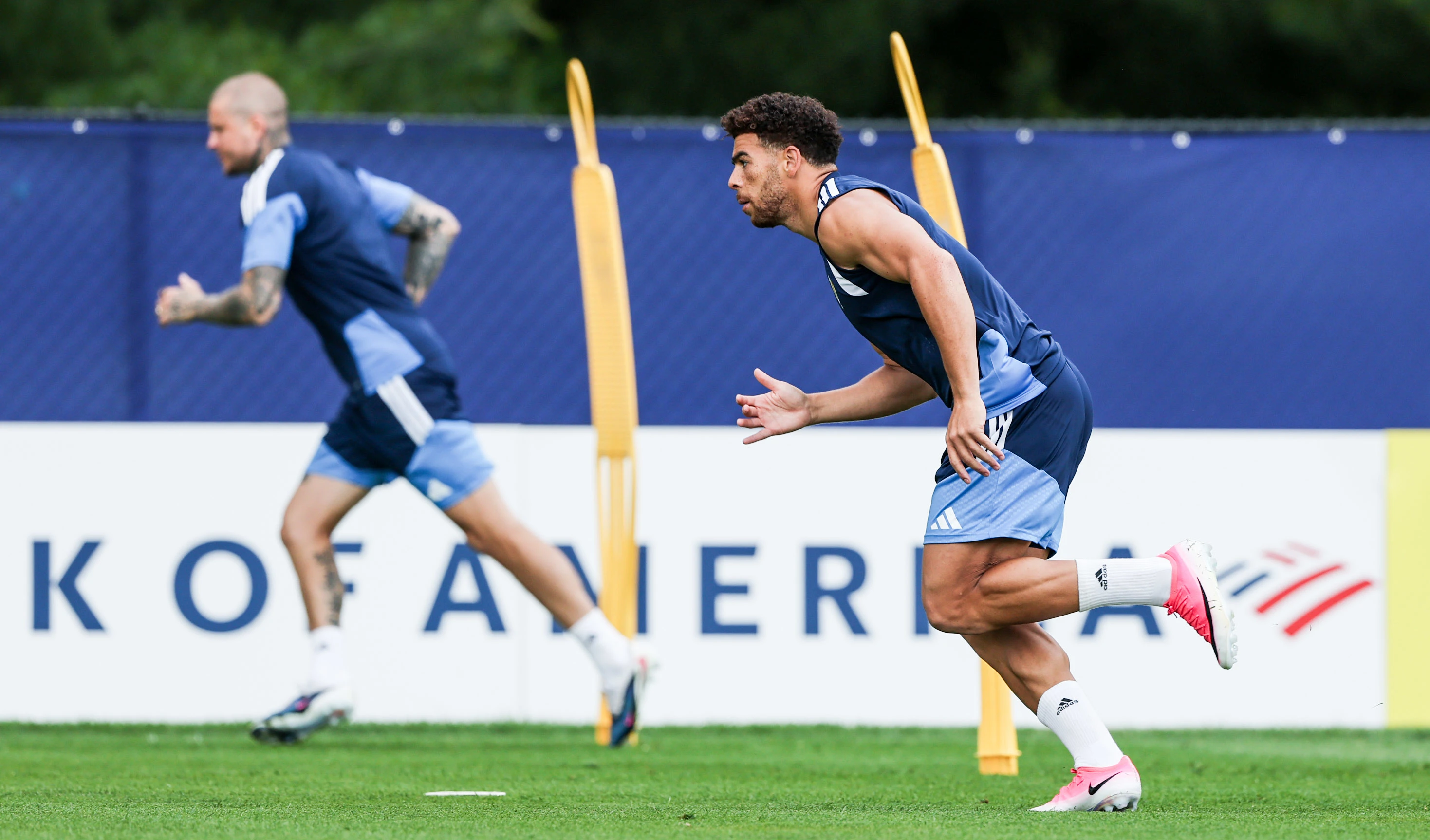 FOXBOROUGH, UNITED STATES - JUNE 18: Che Adams during a Scotland MD-1 training session at the Revolution Training Centre, on June 18, 2026, in Foxborough, United States. (Photo by Craig Williamson / SNS Group)