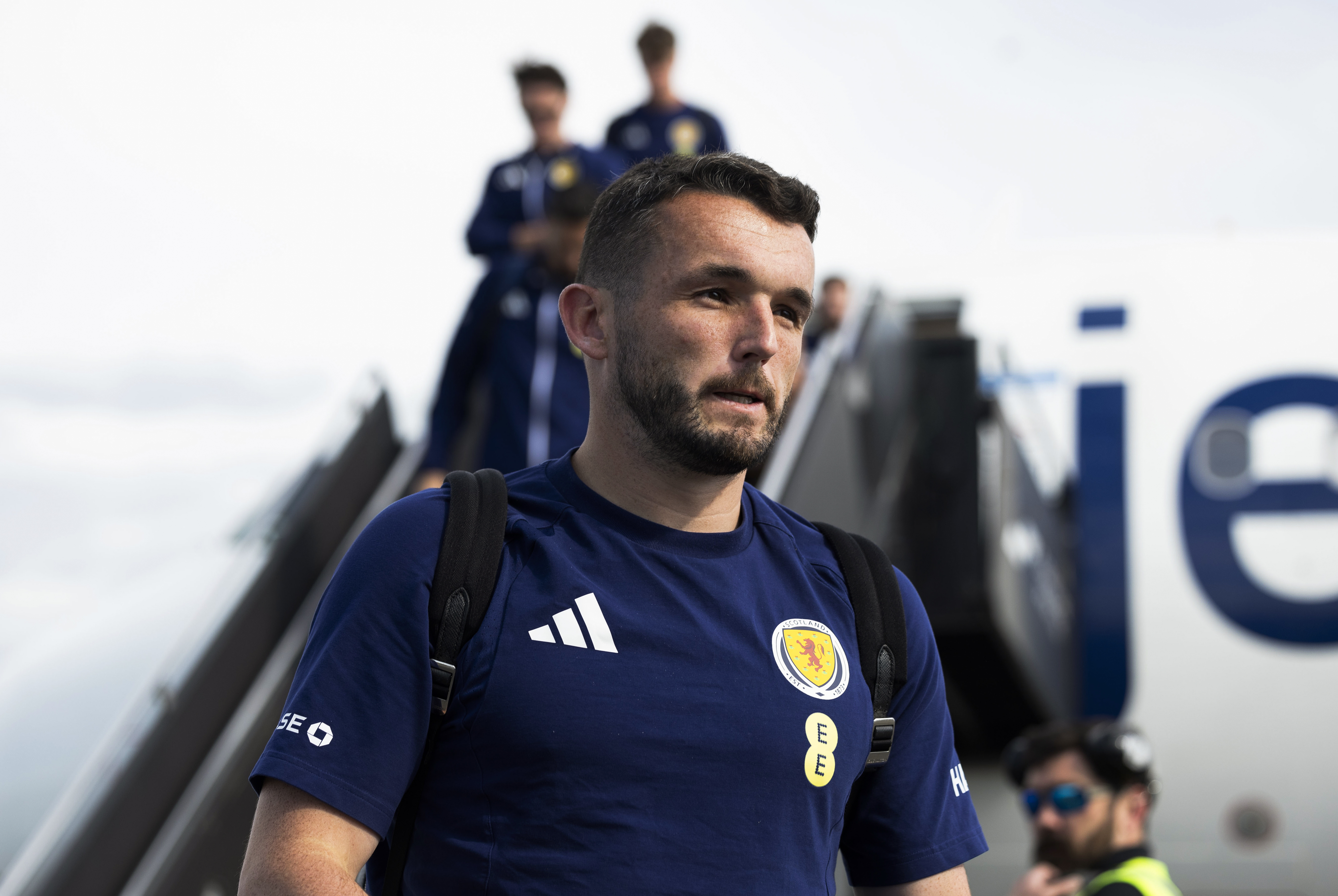 BOSTON, UNITED STATES - JUNE 17: John McGinn is pictured as the Scotland squad arrive in Boston ahead of their FIFA World Cup match against Morocco, on June 17, 2026, in Boston, United States. (Photo by Craig Foy / SNS Group)
