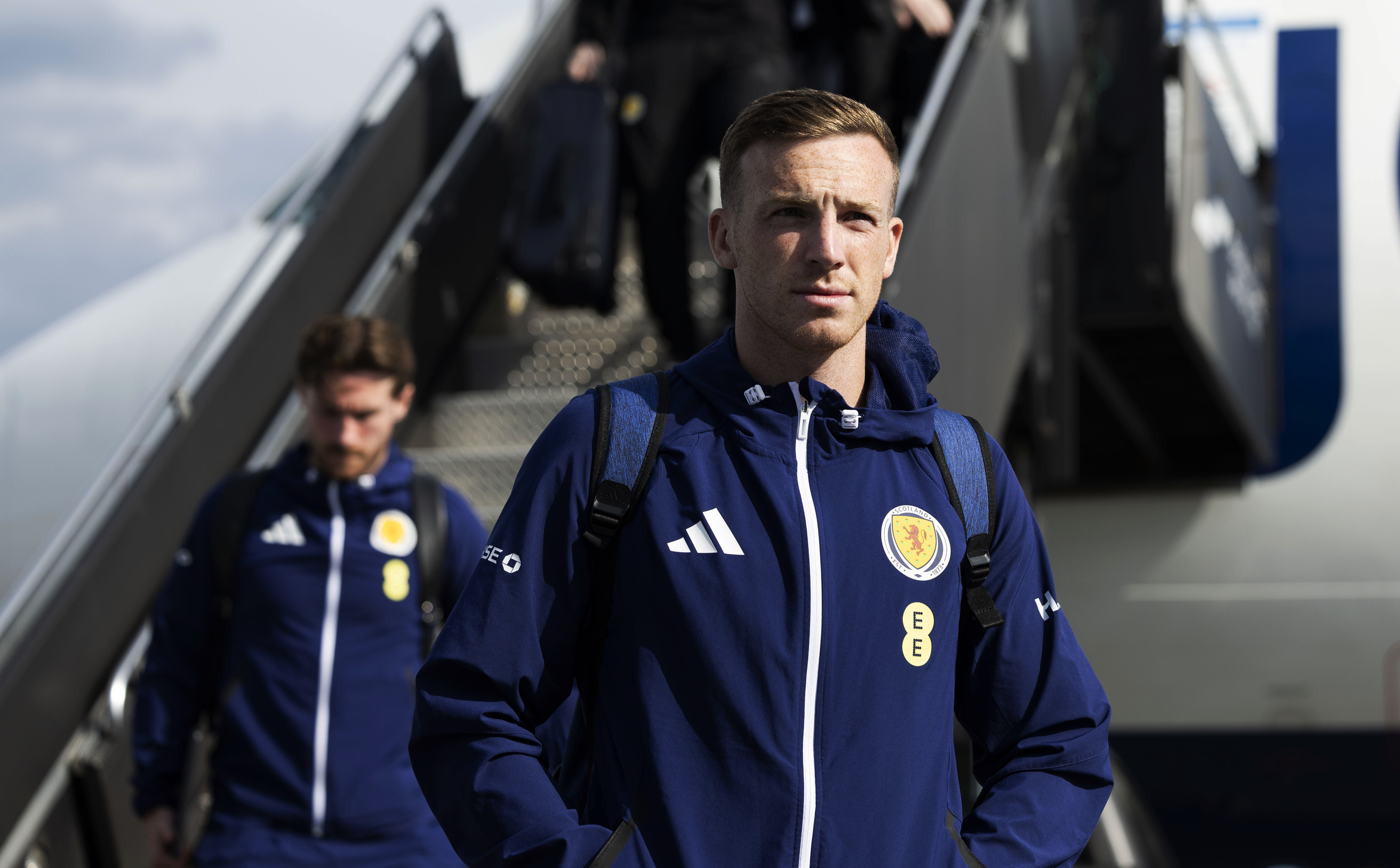 BOSTON, UNITED STATES - JUNE 17: Lewis Ferguson is pictured as the Scotland squad arrive in Boston ahead of their FIFA World Cup match against Morocco, on June 17, 2026, in Boston, United States. (Photo by Craig Foy / SNS Group)