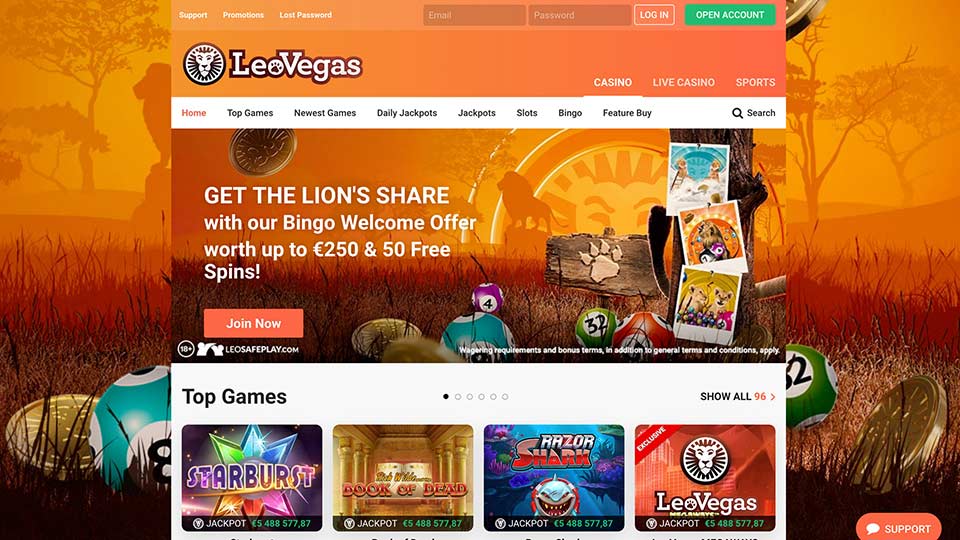 Leovegas Online Casino Review 2021 Playorbet