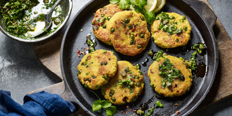 Cous cous fritters