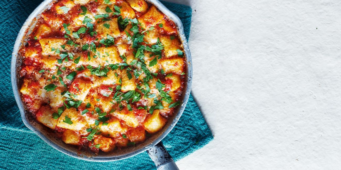 Gnocchi in tomato sauce