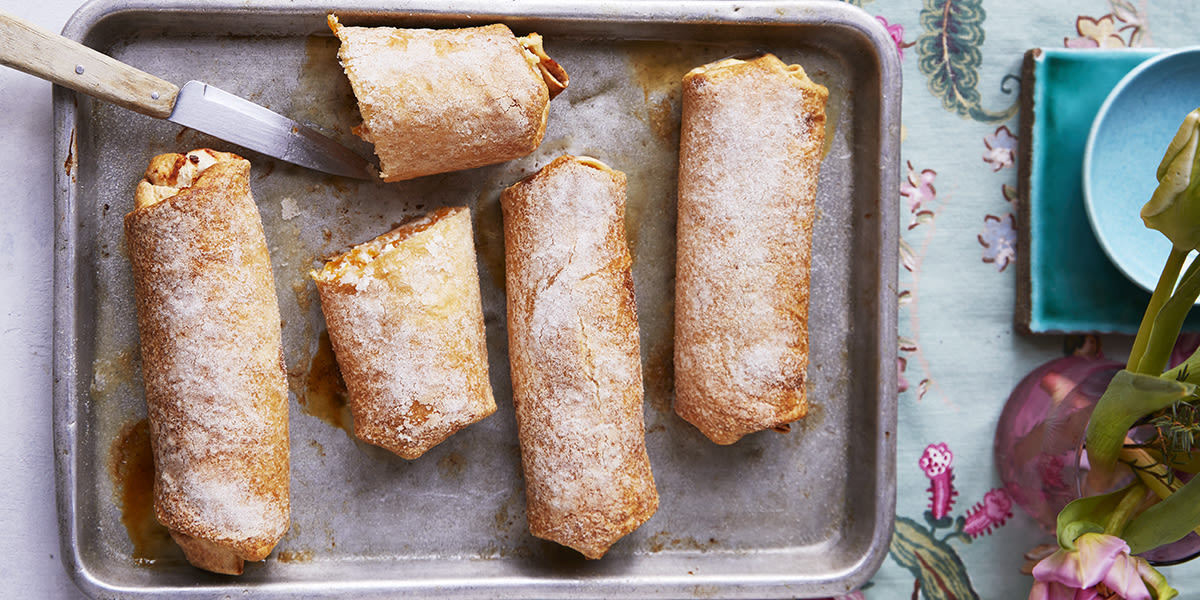 Peach, lemon & ricotta hand pies