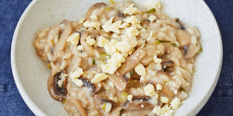 Easy mushroom risotto